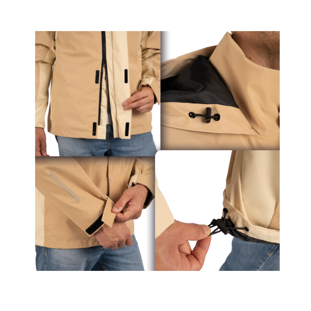 Valkental 3in1 Smart Jacket für Herren - Beige ! X-MAS DEAL !