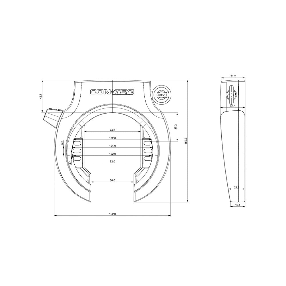 CONTEC Rahmenschloss "PowerLoc L"