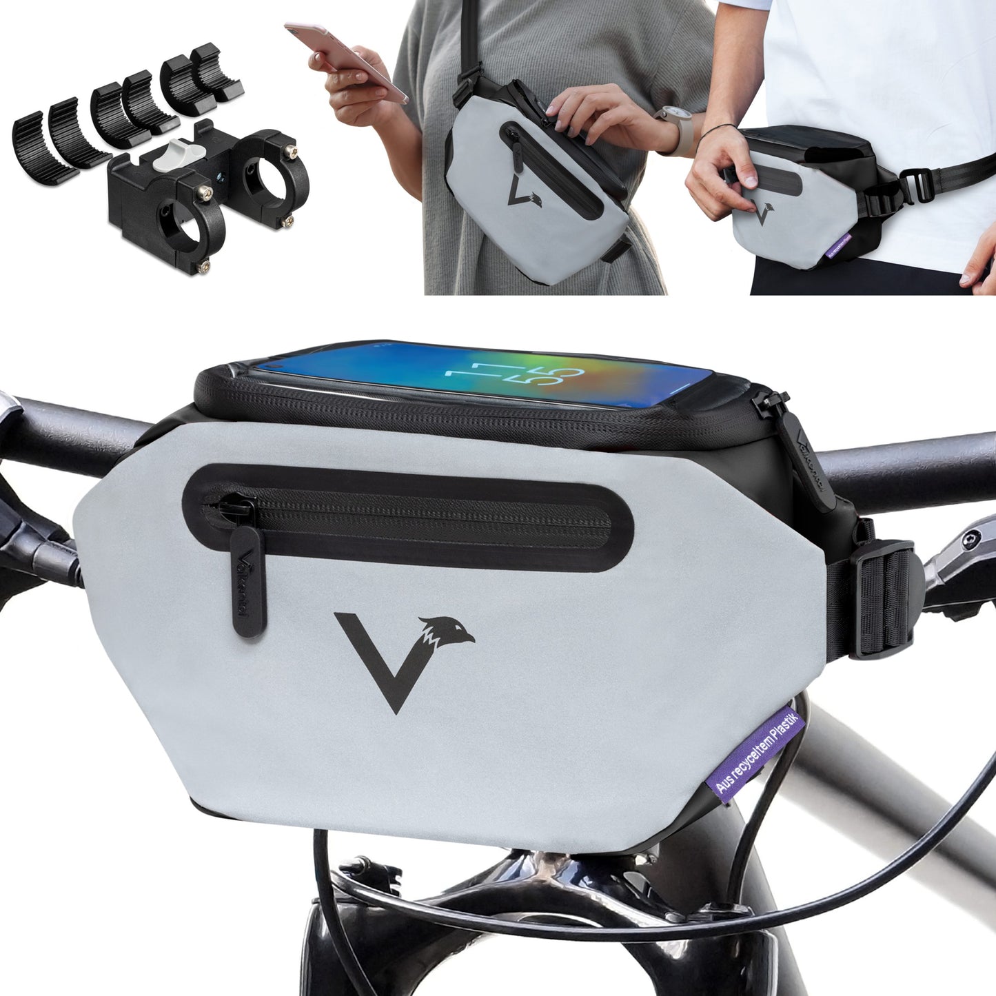 Valkental 3in1 CityBag Lenkertasche