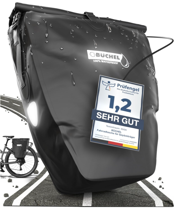 Büchel Gepäckträgertasche, einzeln - verschiedene Farben