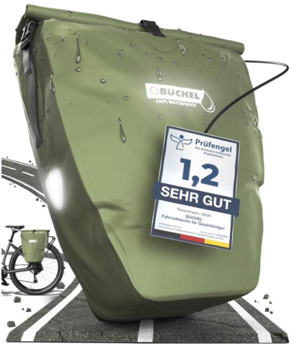 Büchel Gepäckträgertasche, einzeln - verschiedene Farben