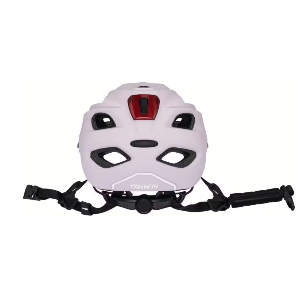 CONTEC Helm "Abbey" - matt rosé dust / polar white ! X-MAS DEAL !