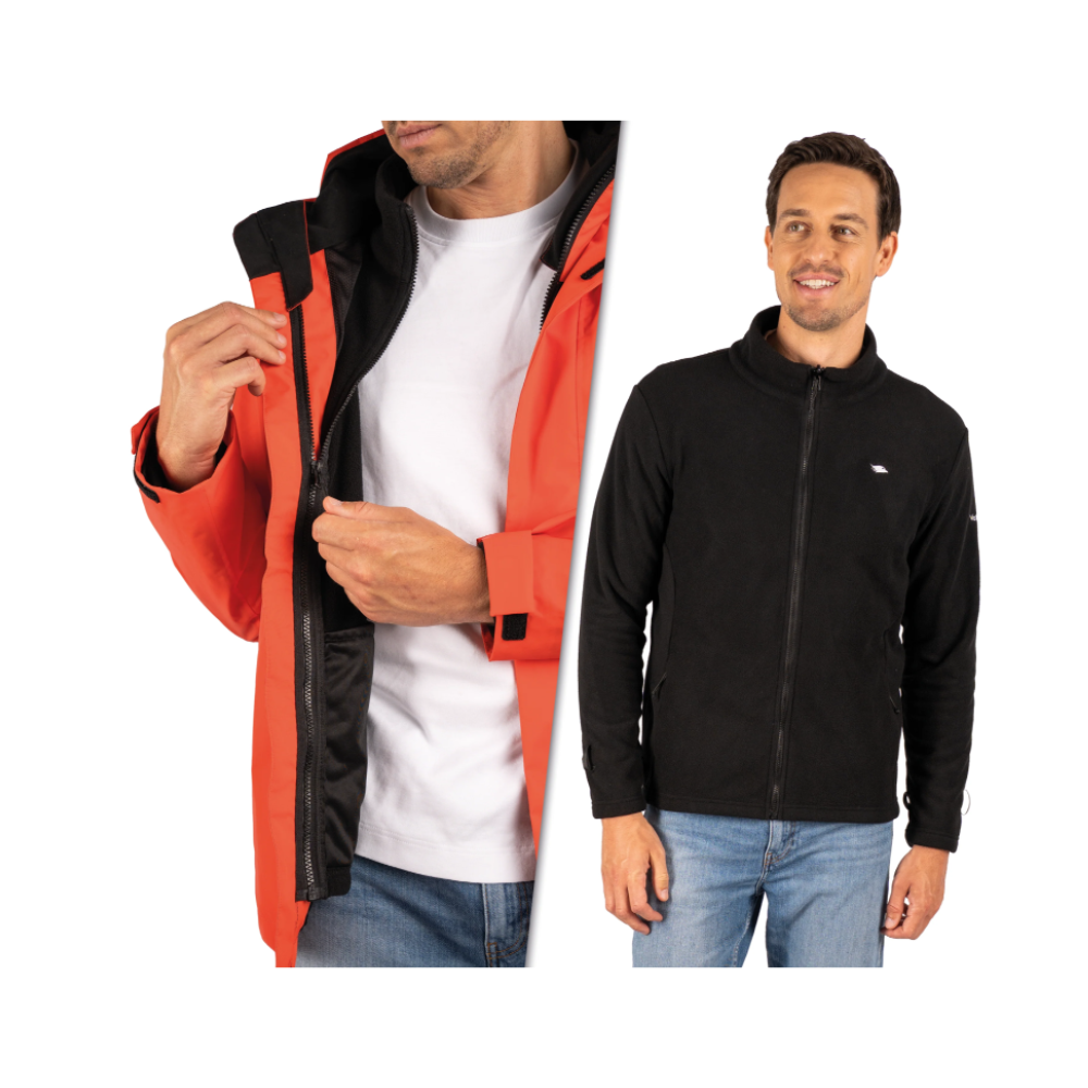 Valkental 3in1 Smart Jacket für Herren - Rot ! X-MAS DEAL !