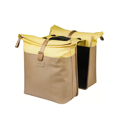 BASIL Doppeltasche "Vive MIK 2.0" - sandfarben / gelb