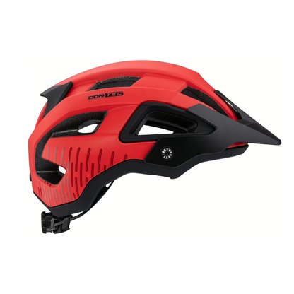 CONTEC Helm "Katla" - intense red / black velvet ! X-MAS DEAL !