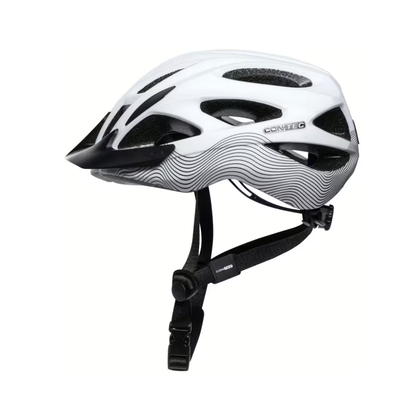 CONTEC Helm "Laska" - polar white / black velvet ! X-MAS DEAL !