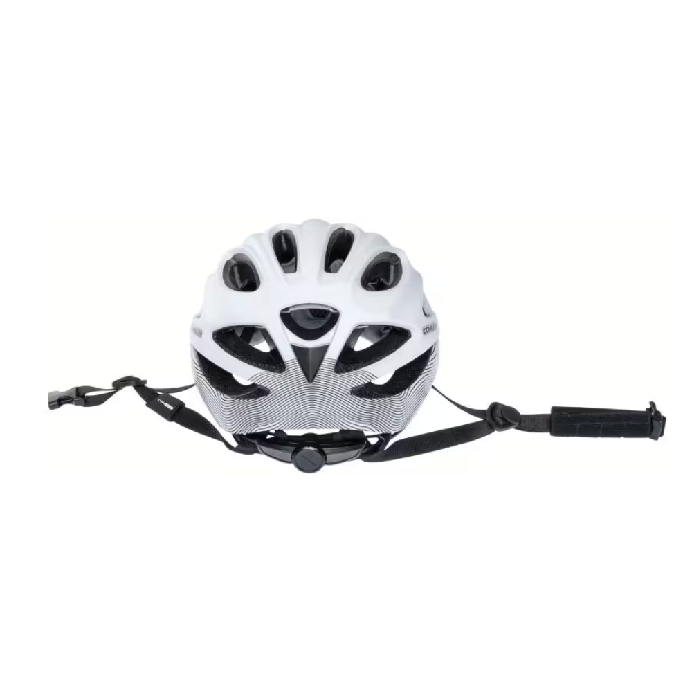 CONTEC Helm "Laska" - polar white / black velvet ! X-MAS DEAL !