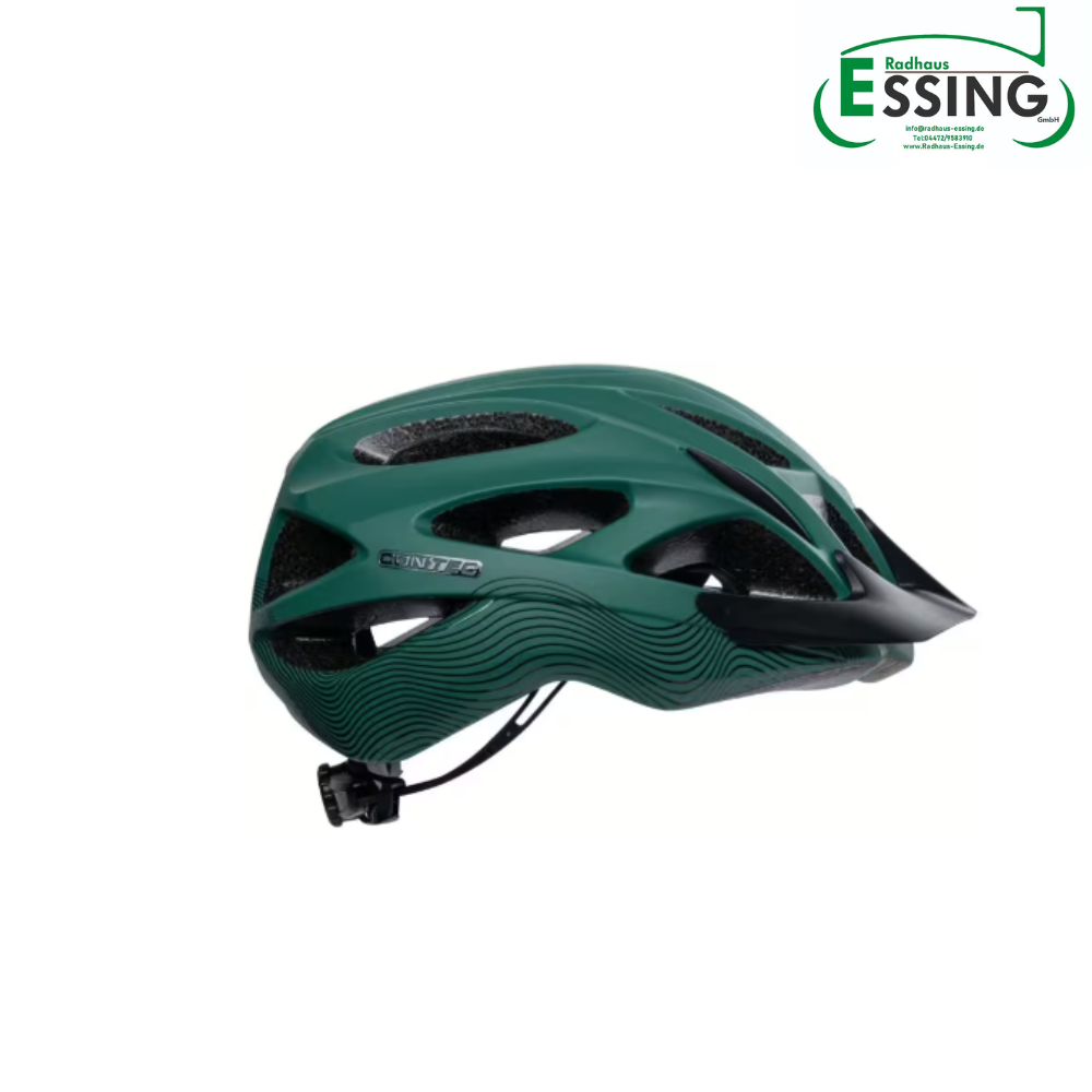 BLACK WEEK DEAL ! CONTEC Helm "Laska" - deep forest / black velvet gloss,