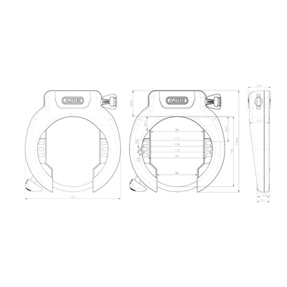 Abus "PRO AMPARO 4750XL NR" black