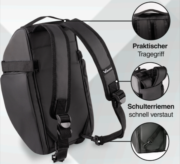 Valkental Trunk Bag - Aufliegende Gepäckträgertasche mit Rucksackfunktion