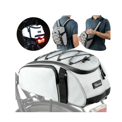 Valkental Trunk Bag - Aufliegende Gepäckträgertasche mit Rucksackfunktion - vers. Farben