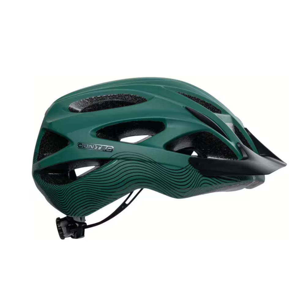 CONTEC Helm "Laska" - deep forest / black velvet gloss ! X-MAS DEAL !