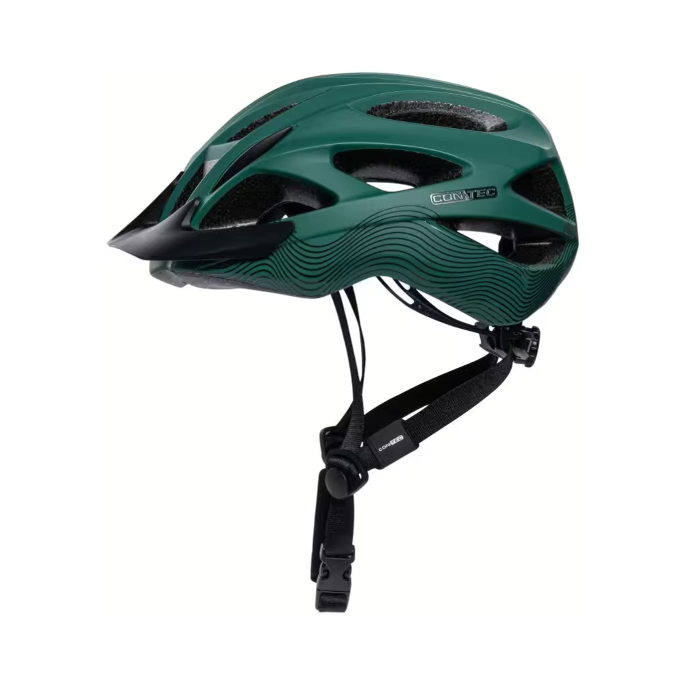 CONTEC Helm "Laska" - deep forest / black velvet gloss ! X-MAS DEAL !