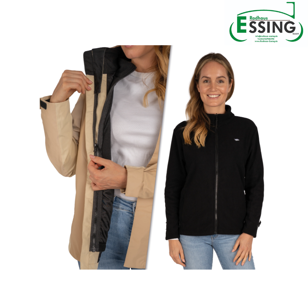 Valkental 3in1 Smart Jacket für Frauen - Beige