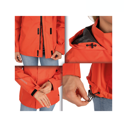Valkental 3in1 Smart Jacket für Damen - Rot