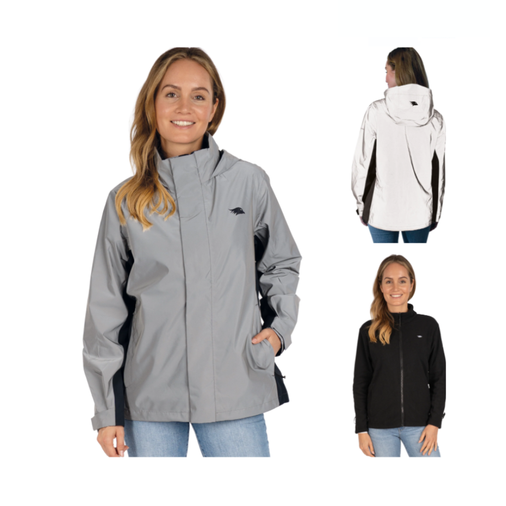Valkental 3in1 Smart Jacket für Frauen - Grau