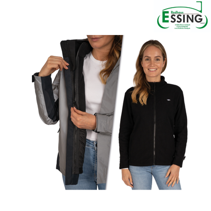 Valkental 3in1 Smart Jacket für Frauen - Grau