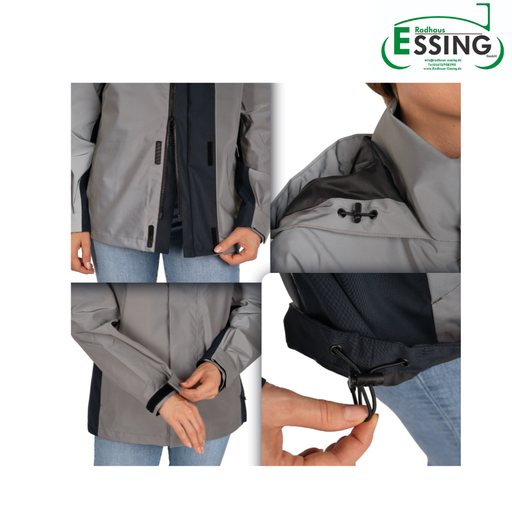 Valkental 3in1 Smart Jacket für Frauen - Grau