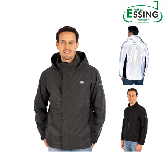 Valkental 3in1 Smart Jacket für Herren - Schwarz