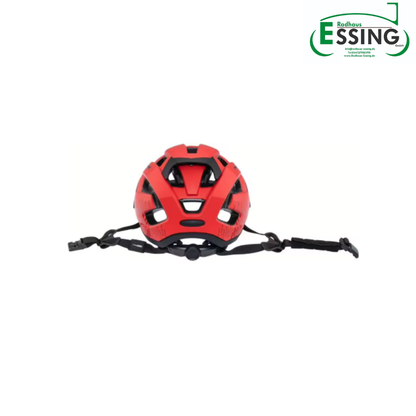 CONTEC Helm "Katla" - intense red / black velvet