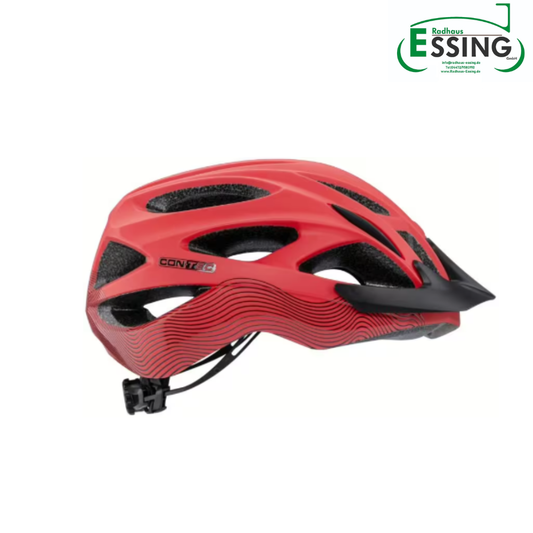 BLACK WEEK DEAL ! CONTEC Helm "Laska" - intense red / black velvet