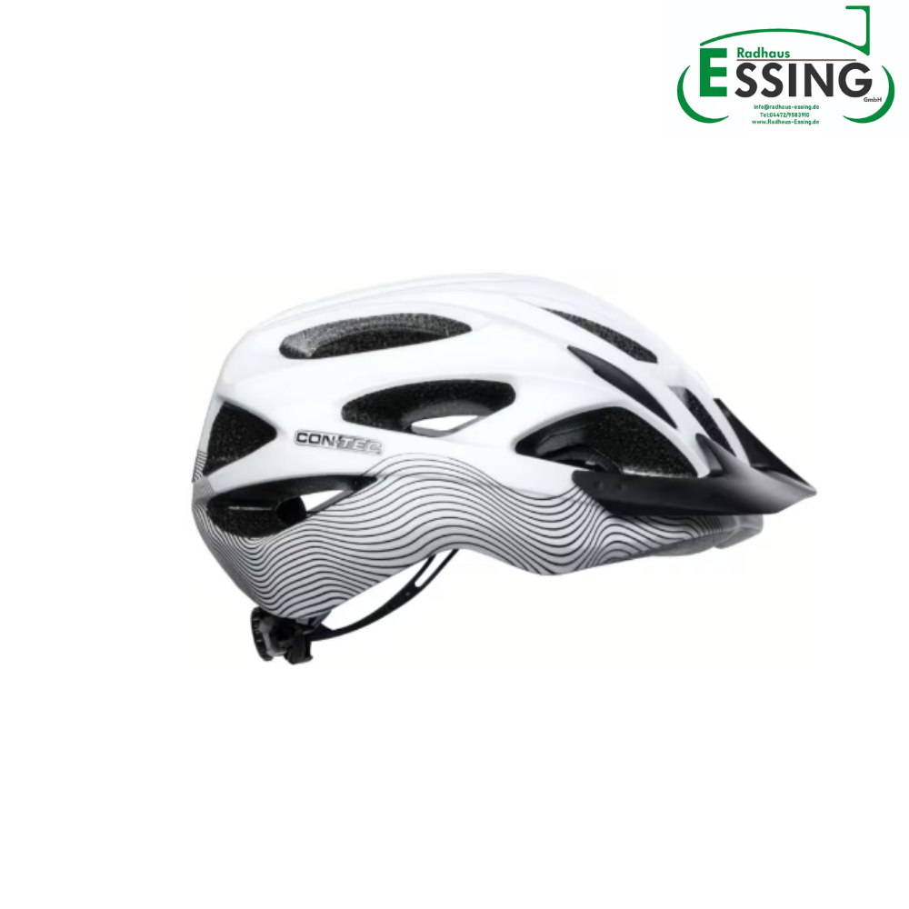 BLACK WEEK DEAL ! CONTEC Helm "Laska" - polar white / black velvet