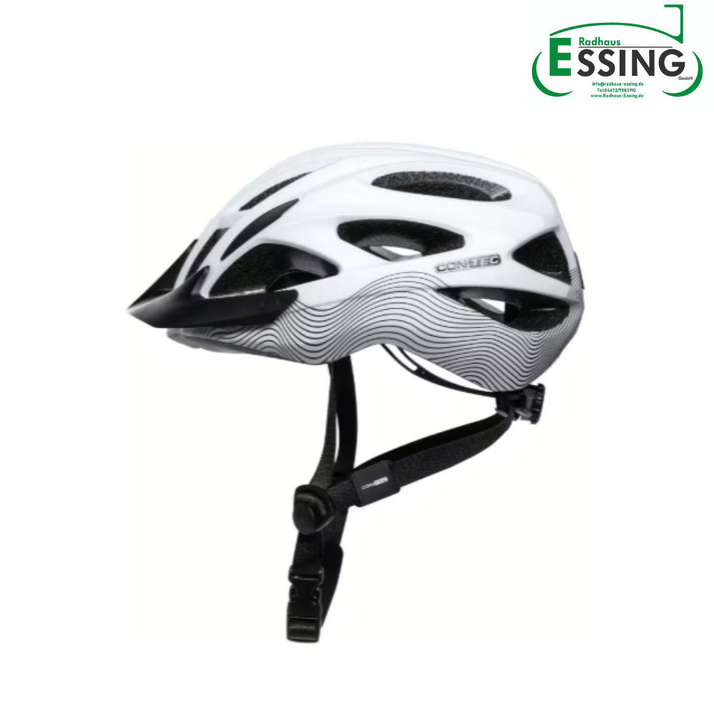 BLACK WEEK DEAL ! CONTEC Helm "Laska" - polar white / black velvet