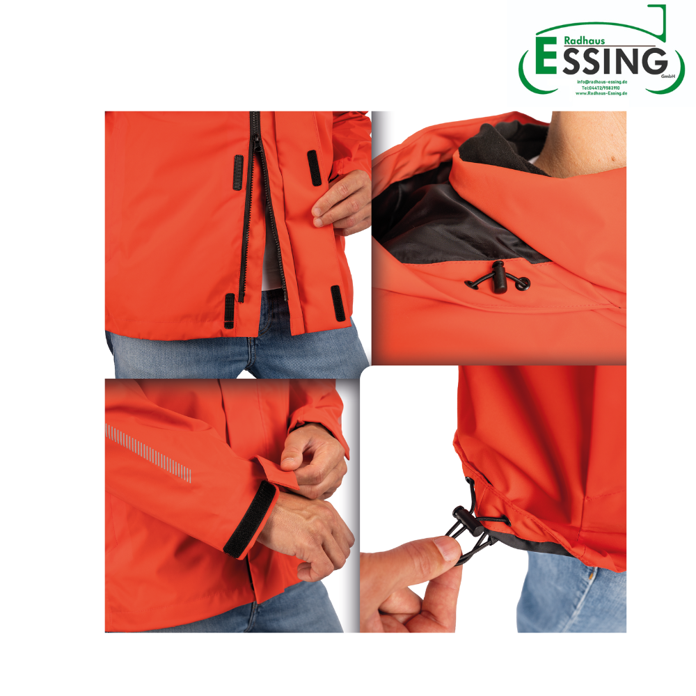 Valkental 3in1 Smart Jacket für Herren - Rot