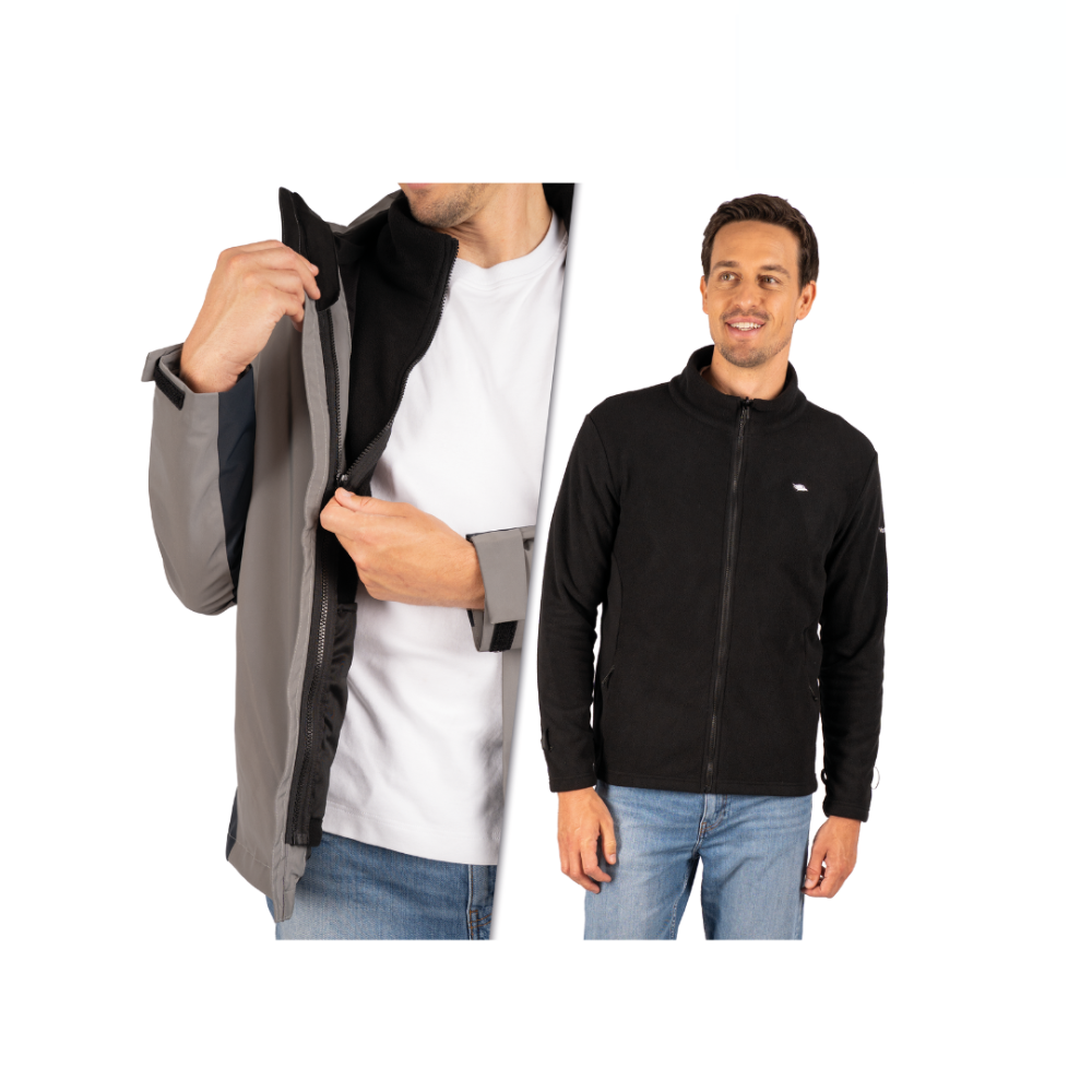 Valkental 3in1 Smart Jacket für Herren - Grau