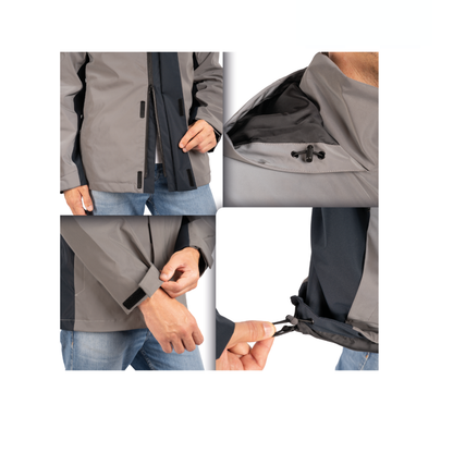 Valkental 3in1 Smart Jacket für Herren - Grau