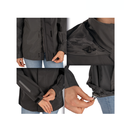Valkental 3in1 Smart Jacket für Frauen - schwarz