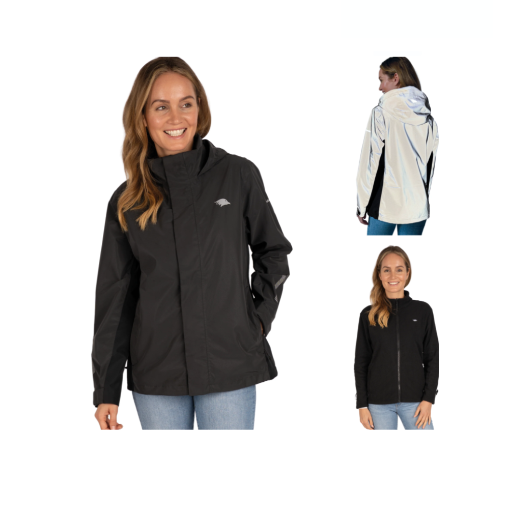 Valkental 3in1 Smart Jacket für Frauen - schwarz