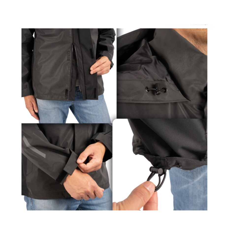 Valkental 3in1 Smart Jacket für Herren - Schwarz