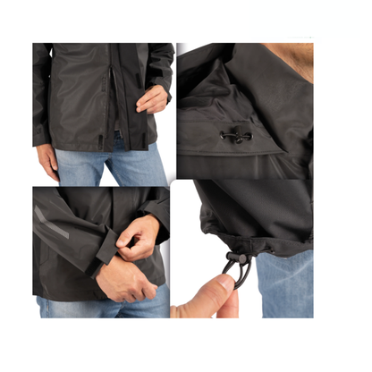 Valkental 3in1 Smart Jacket für Herren - Schwarz