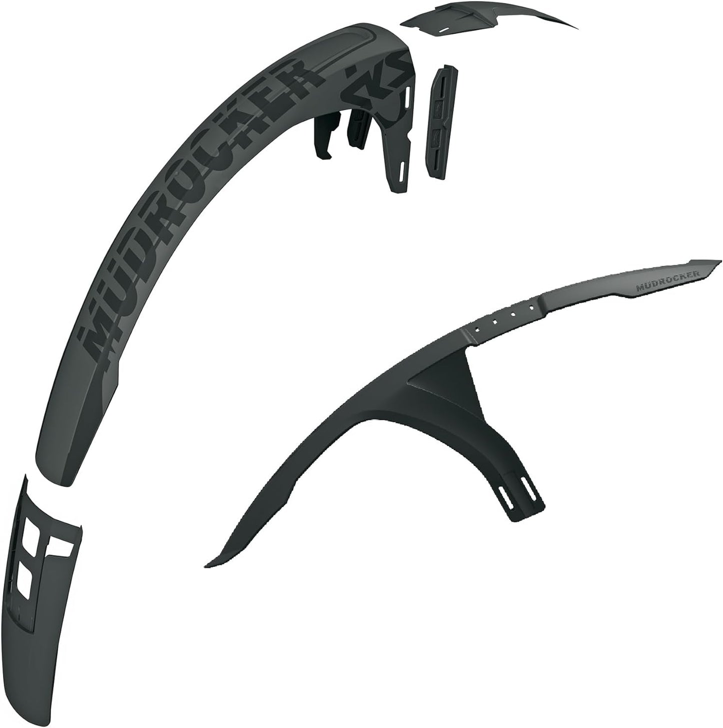 Mountainbike Zubehör Bundle - Abus Bordo - SKS Mudrocker - Sigma Aura 30