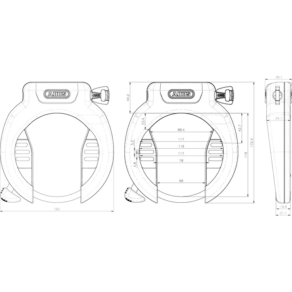 Abus "PRO AMPARO 4750X NR" black