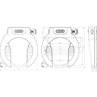 Abus "PRO AMPARO 4750X NR" black